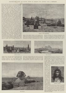 Illustrations from En Egypte, Notes et Croquis d